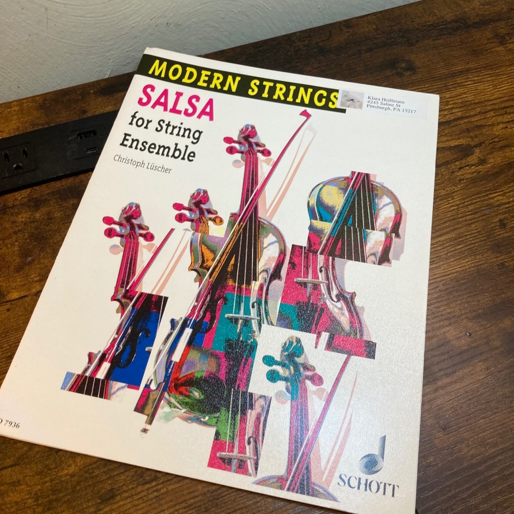 Salsa for String Ensemble Christoph Lüscher Schott Modern Strings Score Parts